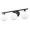 Z-Lite Neoma Vanity, 3-Light, 21.75 In.W x 6.75 In.L x 7.25 In.H, Matte Black/Opal Etched 1100-3V-MB - alternate 5